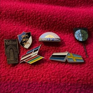 Commemorative Pins - sold together or separately